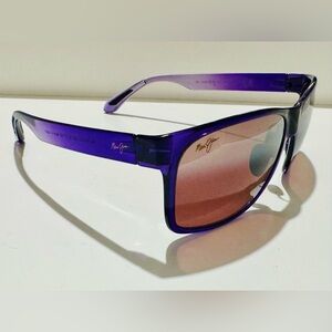 New Authentic Maui Jim Red Sands Purple Fade/Rose Polarized Lens Sunglasses